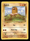 Diglett Base Set 1999 Unlimited Print LP, 47/102 Pokemon Card.