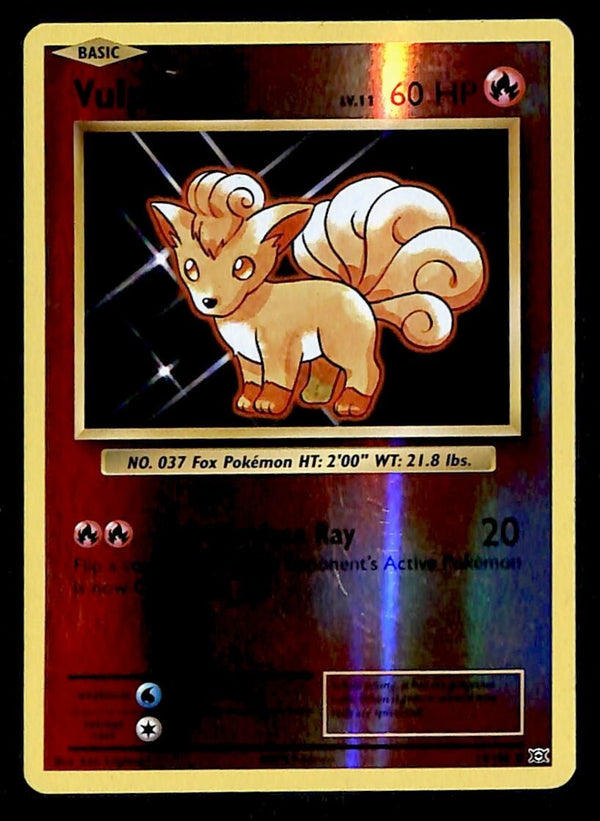 Vulpix Reverse Holo Evolutions 14/108, EX Pokemon Card