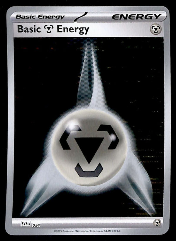 Steel Energy Reverse Holo 2025 SVE 024, NM Pokemon Card