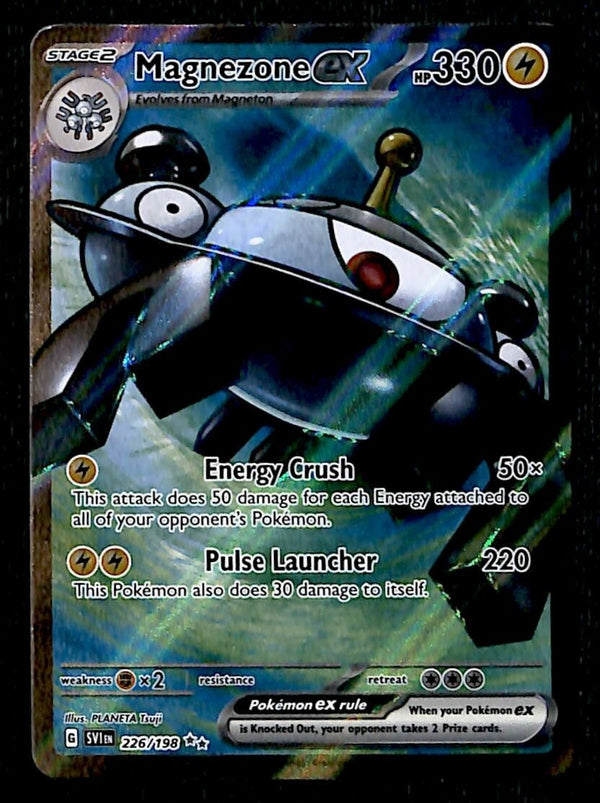 Magnezone EX Ultra Rare Scarlet & Violet Bae 226/198, NM Pokemon Card