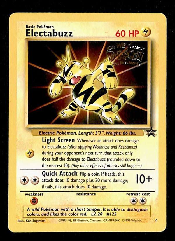 Electabuzz Black Star Promo 2, VG Pokemon Card