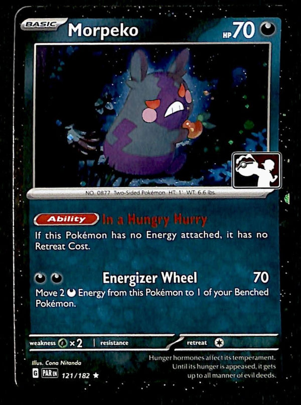 Morpeko Holo Play! Stamped, Paradox Rift 121/182,NM