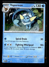 Vaporeon SVP 168 Promo, NM Pokemon Card