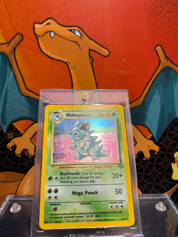 Nidoqueen Holo Jungle EX, 7/64 Pokemon Card