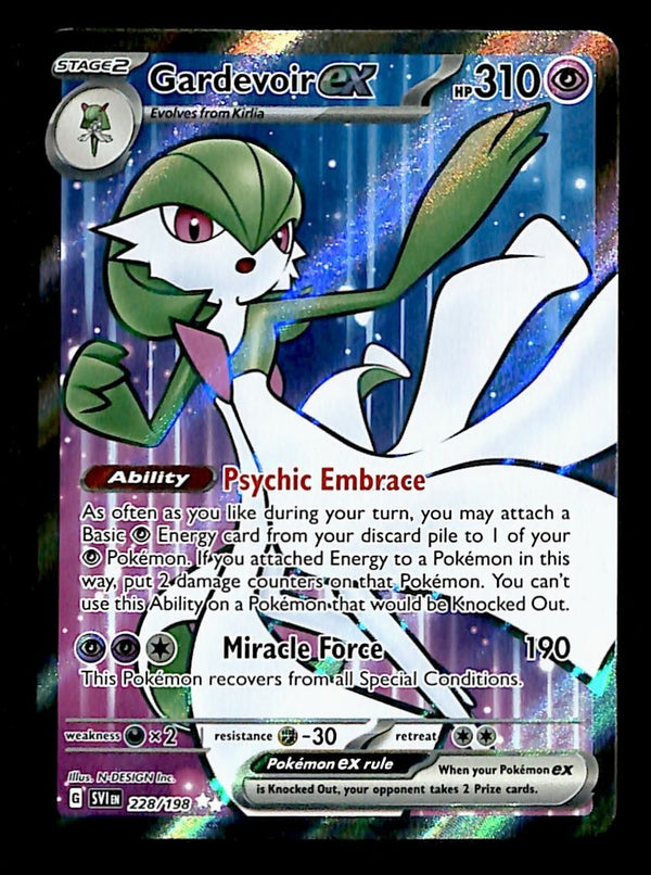 Gardevoir ex Full Art Rare Scarlet & Violet Base 219/198, NM Pokemon Card