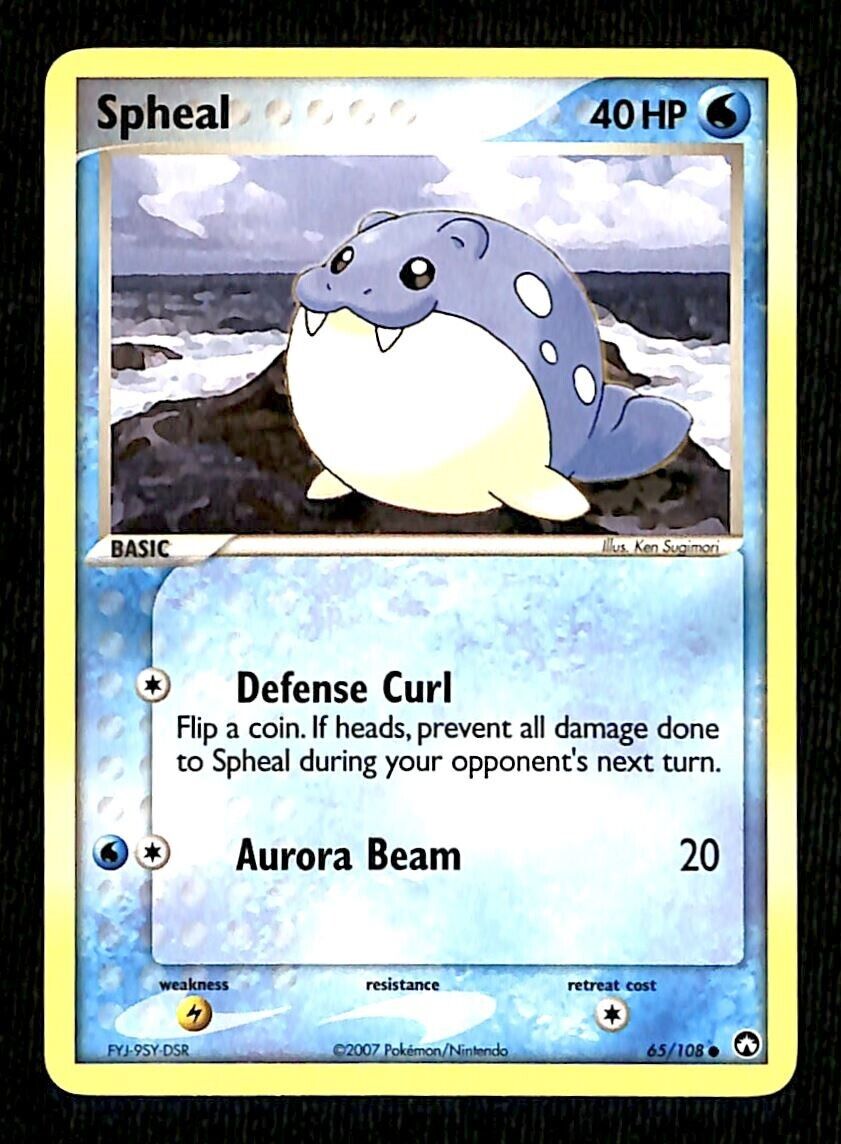 Spheal Power Keepers NM, 65/108 Pokemon Card