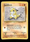 Sandshrew Base Set 1999 Unlimited Print VG, 62/102 Pokemon Card.