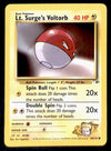 Lt, Surge's Voltorb Gym Heroes EX,  84/132 Pokemon Card.