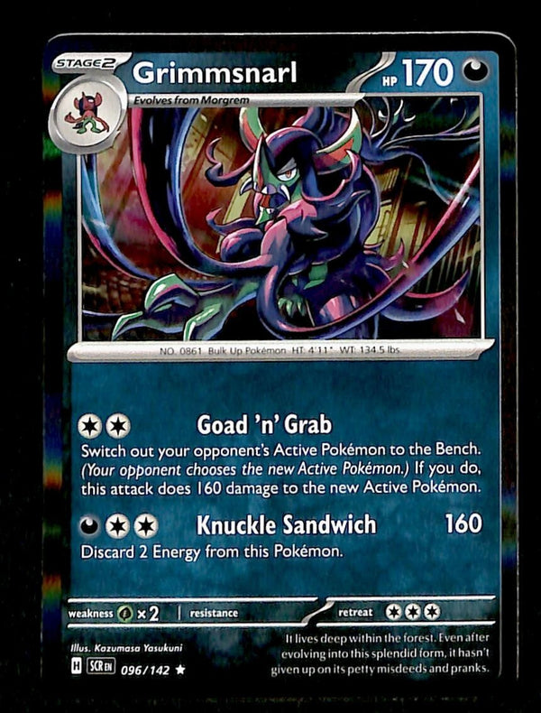 Grimmsnarl Holo Stellar Crown 096/142, NM Pokemon Card