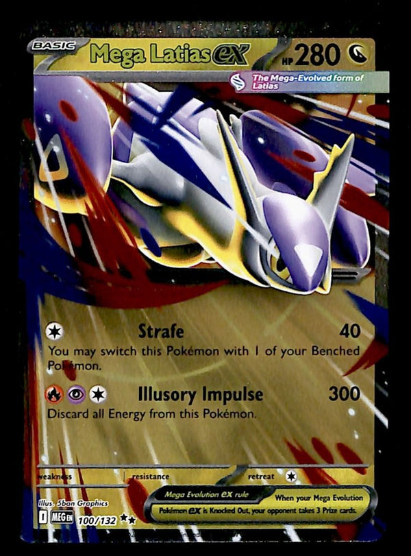 Mega Latias ex Mega Evolution MEG 100/132, NM Pokemon Card