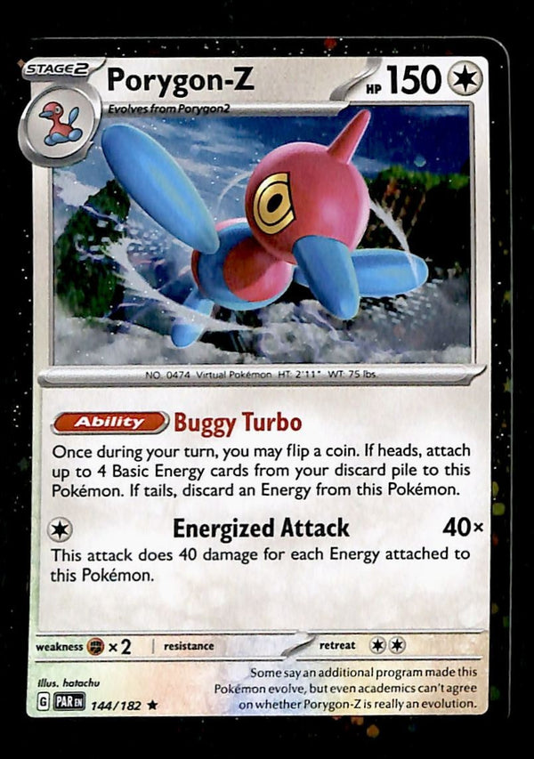 Porygon-Z Cosmos Holo Paradox Rift 144/182,NM Pokemon Card