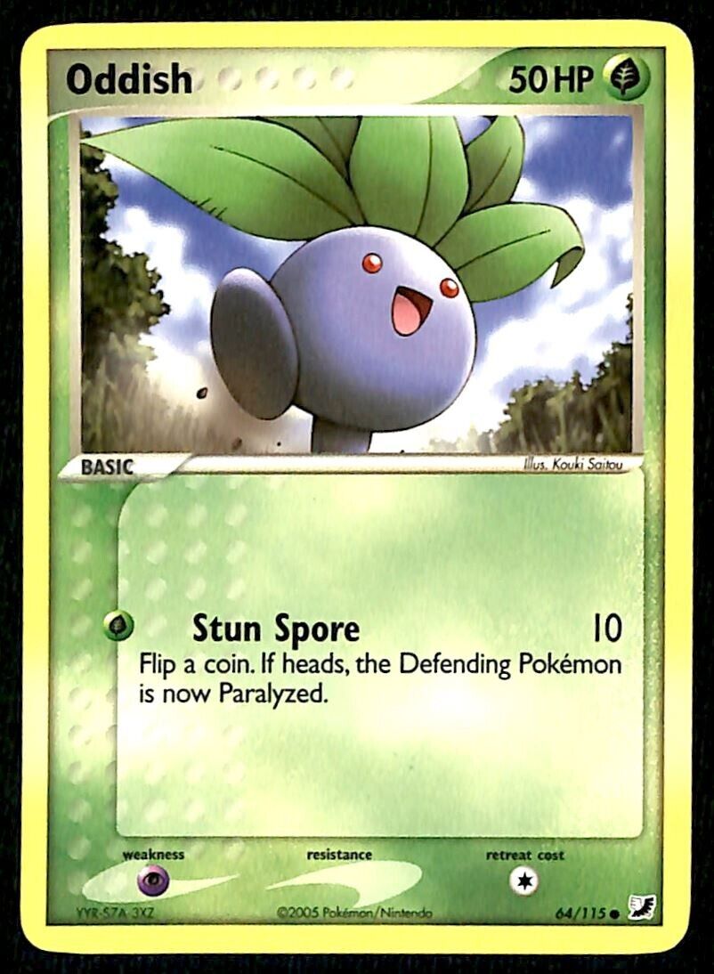 Oddish Unseen Forces NM, 64/115 Pokemon Card