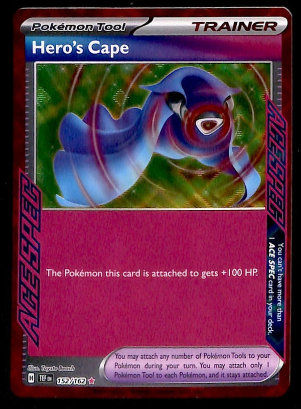 Hero's Cape Ace Spec Temporal Forces 152/162, NM Pokemon Card