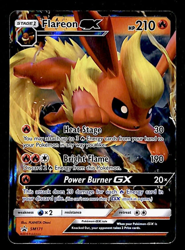 Flareon GX Black Star Promo SM171, EX Pokemon Card