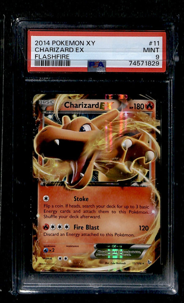 Charizard ex XY Flashfire 11/106, PSA 9 Pokemon Card