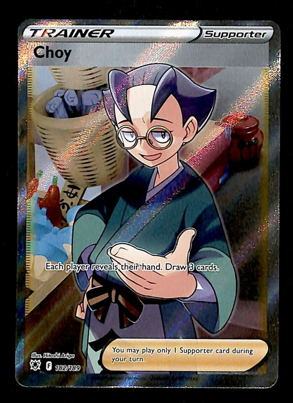 Choy Full Art Trainer Astral Radiance 182/189, NM Pokemon Card