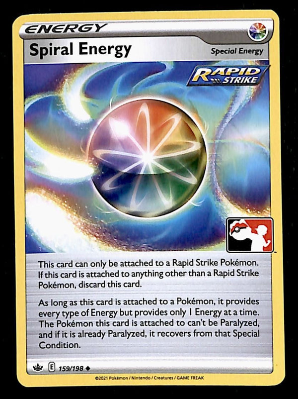 Spiral Energy Play! Stamped Ultra Rare Chilling Reign 159/198, NM Pokemon Card