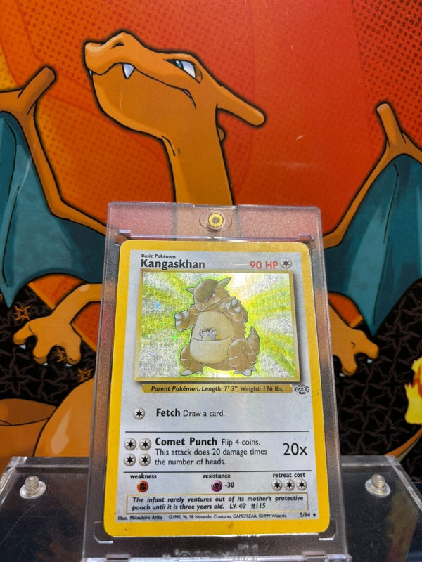 Kangaskhan Holo Jungle VG, 5/64 Pokemon Card