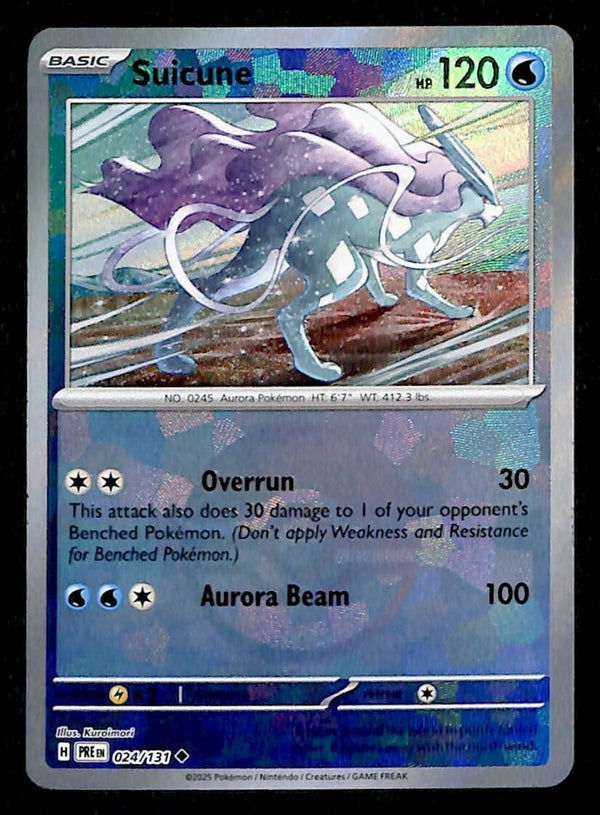 Suicune Pokeball Prismatic Evoloutions 024/131, NM Pokemon Card