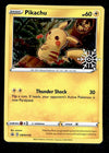 Pikachu Holo Snowflake Stamp Black Star Promo SWSH153, NM Pokemon Card