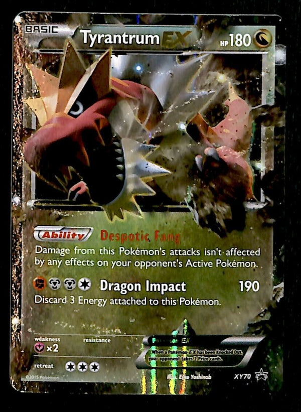 Tyrantrum EX Black Star Promo XY 70, EX Pokemon Card Tyrantrum EX Black Star Promo XY 70, EX Pokemon Card