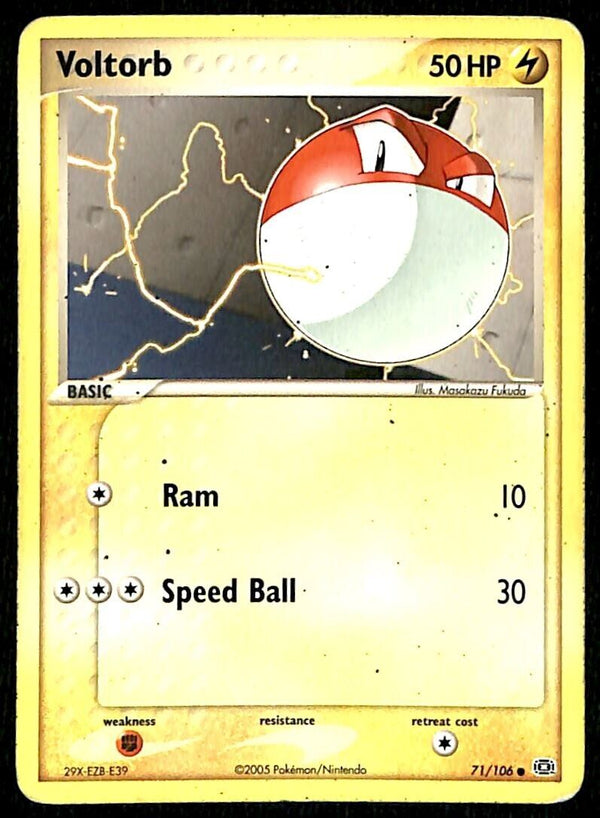 Voltorb Emerald VG, 71/106 Pokemon Card Voltorb Emerald VG, 71/106 Pokemon Card