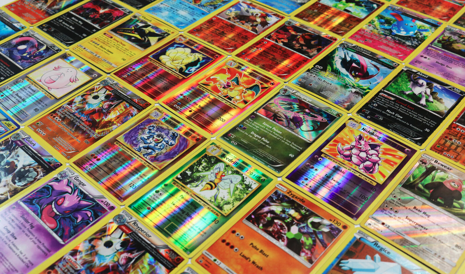 Genuine Pokemon Cards Joblot Bundle Including Ultra Rares, V's, Full Arts, EX,GX