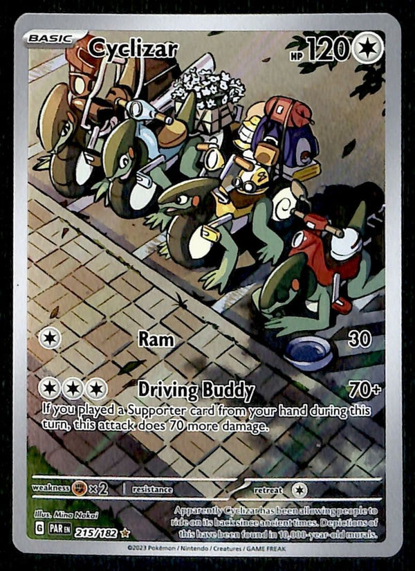 Cyclizar Special Illistration Rare Paradox Rift 215/182, NM Pokemon Ca Cyclizar Special Illistration Rare Paradox Rift 215/182, NM Pokemon Ca