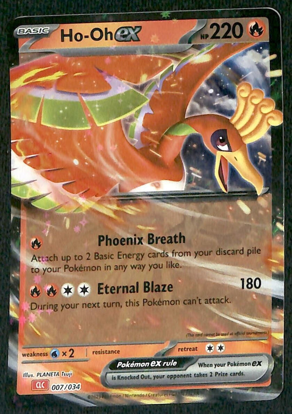 Ho-Oh ex Classic Collection 007/034, NM Pokemon Card
