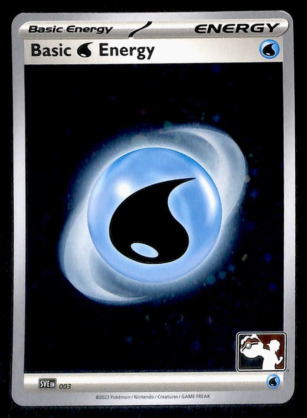 Water Energy Holo 2023 Play! Stamped SVE 003, NM Pokemon Card