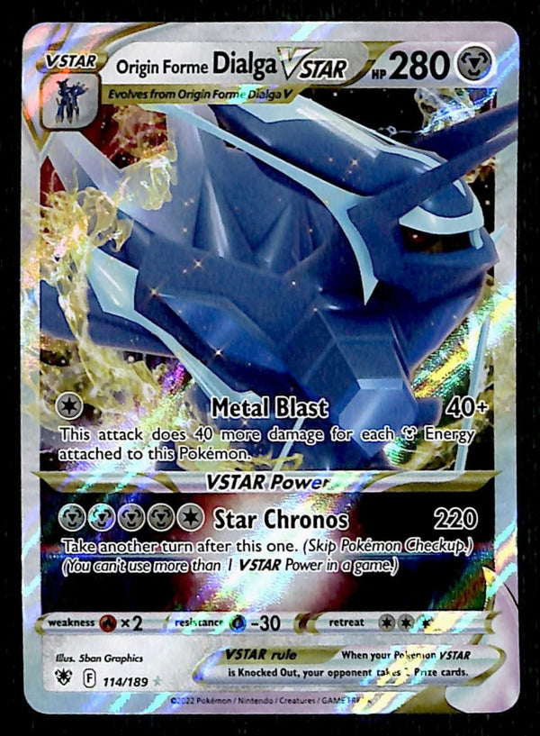 Dialga Vstar Ultra Rare Astral Radiance 114/189, NM Pokemon Card