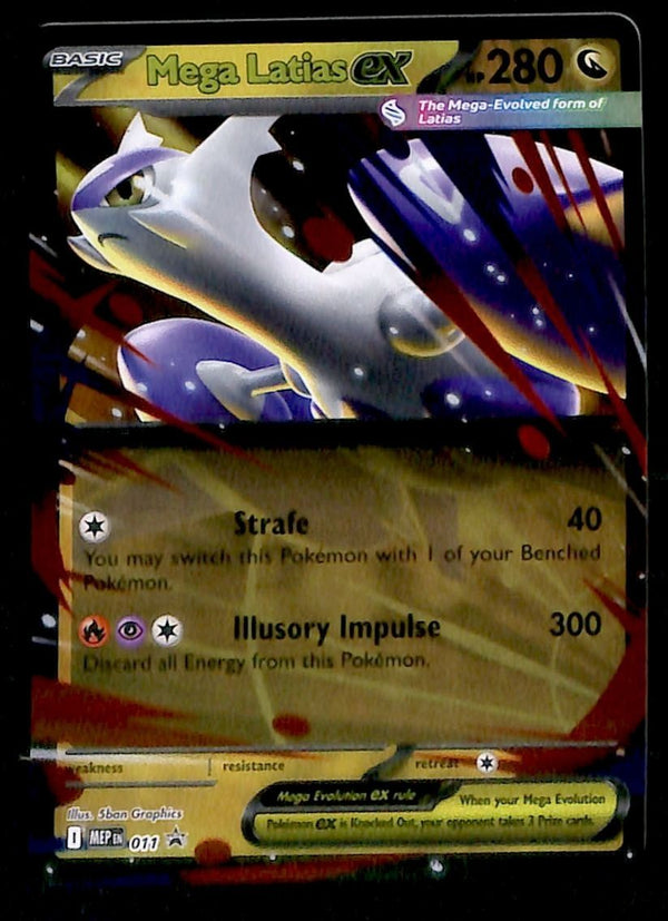 Mega Latias ex Black Star Promo Mega Evolution MEP 011, NM Pokemon Card