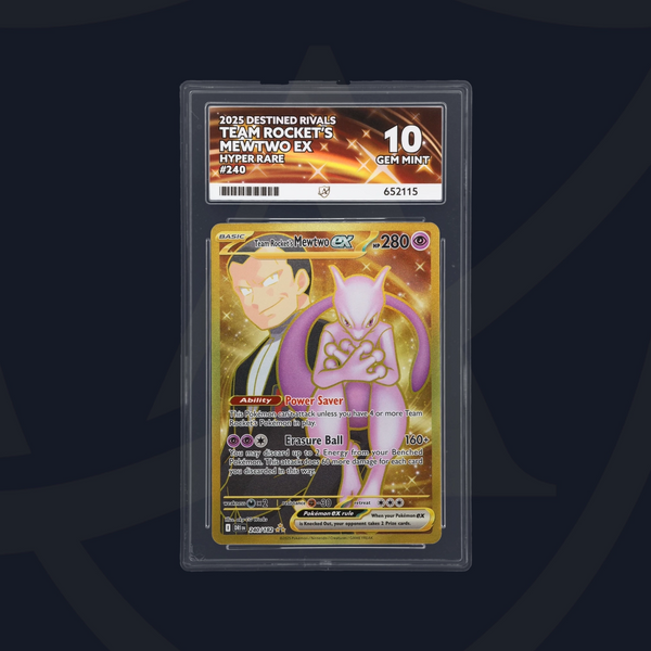 Team Rockets Mewtwo Destined Rivals 240/182, ACE 10 Graded Pokemon Card