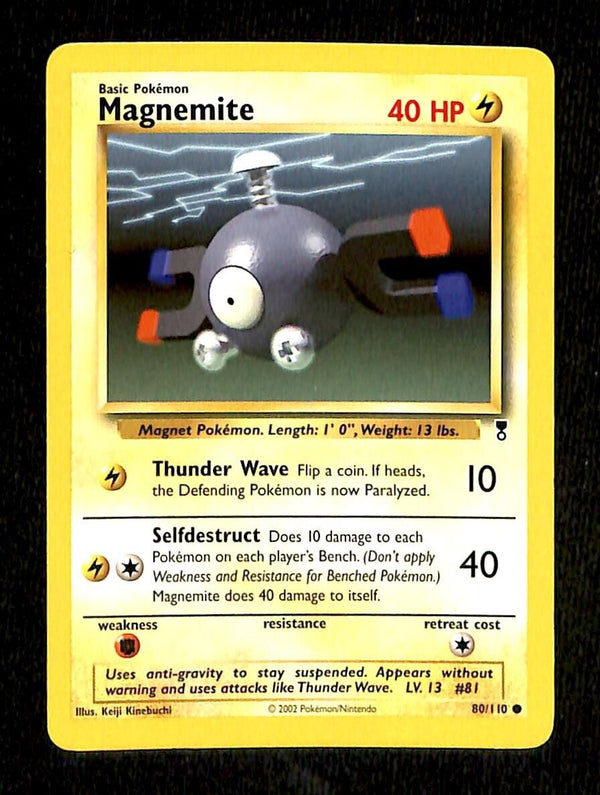 Magnemite Legendary Collection EX, 80/110 Pokemon Card Magnemite Legendary Collection EX, 80/110 Pokemon Card