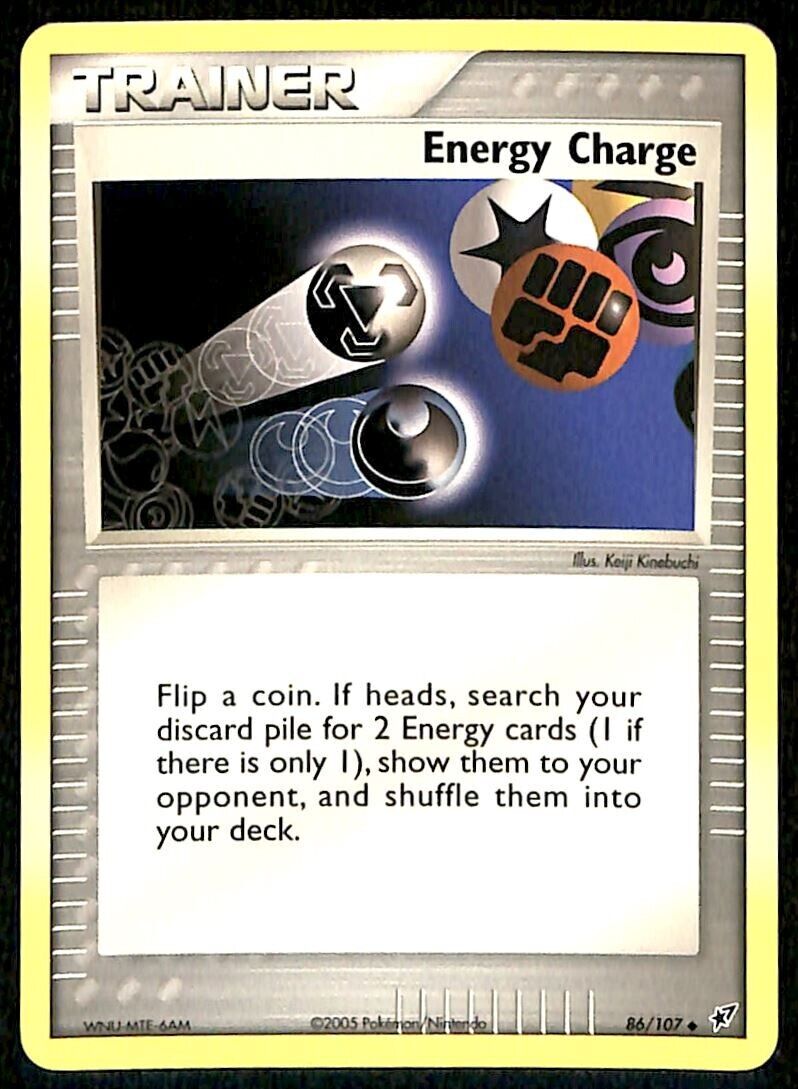 Energy Charge EX Deoxy NM, 86/107 Pokemon Card