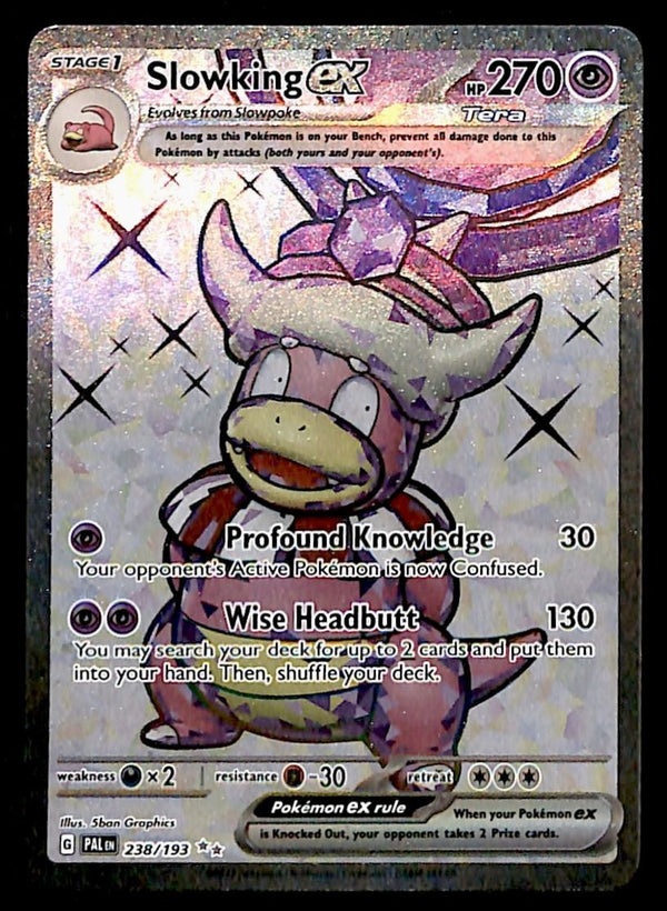 Slowking ex Full Art Paldea Evolved 238/193, NM Pokemon Card