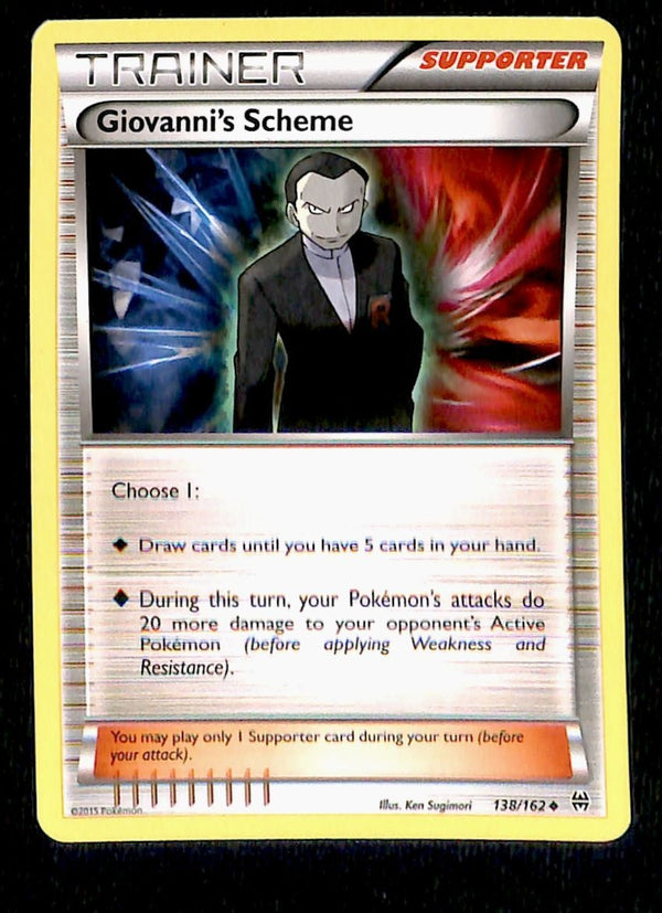 Giovanni's Scheme Breakthrough 138/162, EX Pokemon Card