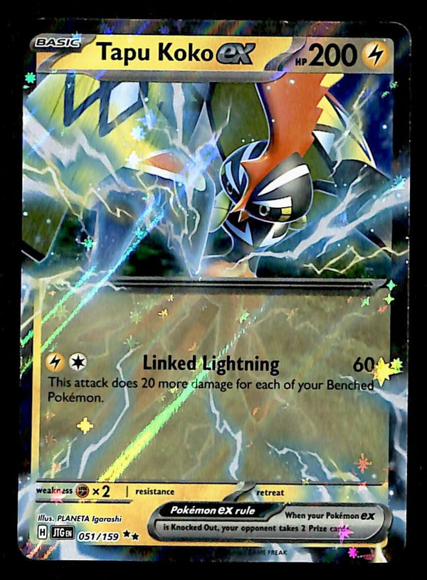 Tapu Koko ex Ultra Rare Journey Together 051/159, NM Pokemon Card