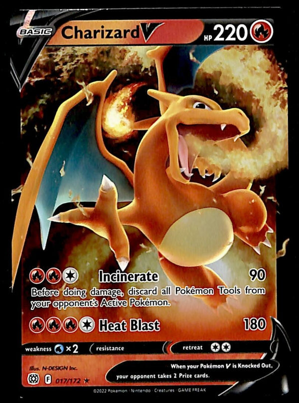Charizard V Brilliant Stars, 017/172 Pokemon Card
