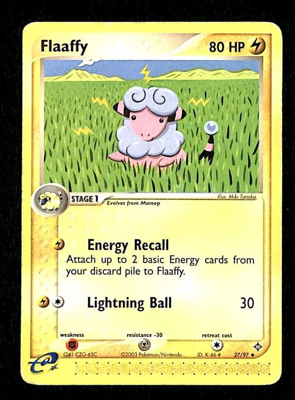 Flaaffy EX Dragon VG, 27/97 Pokemon Card Flaaffy EX Dragon VG, 27/97 Pokemon Card