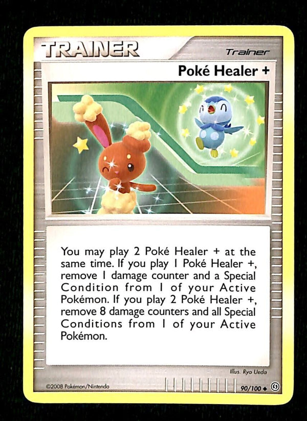 Poke Healer + Stormfront NM, 90/100 Pokemon Card