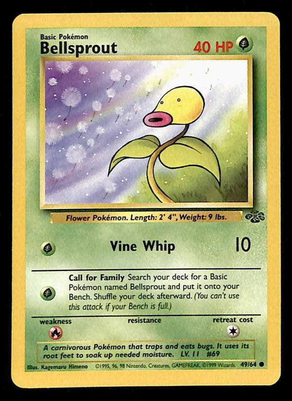 Bellsprout Jungle NM, 49/64 Pokemon Card