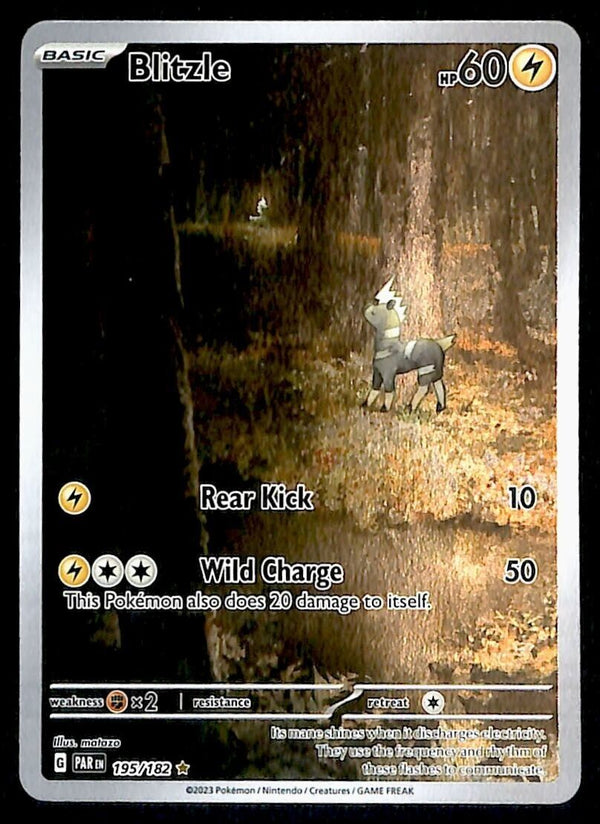 Blitzle Illustration Rare Paradox Rift 195/182, NM Pokemon Card