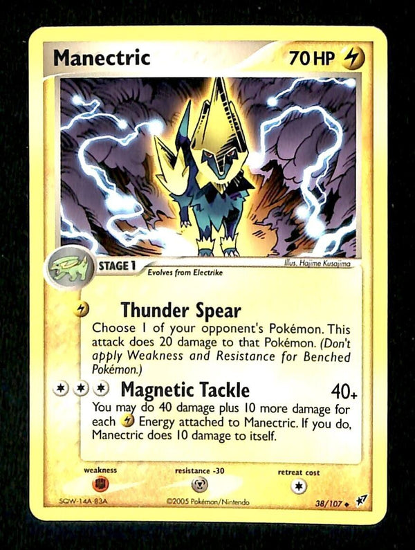 Manectric EX Deoxy NM, 38/107 Pokemon Card Manectric EX Deoxy NM, 38/107 Pokemon Card