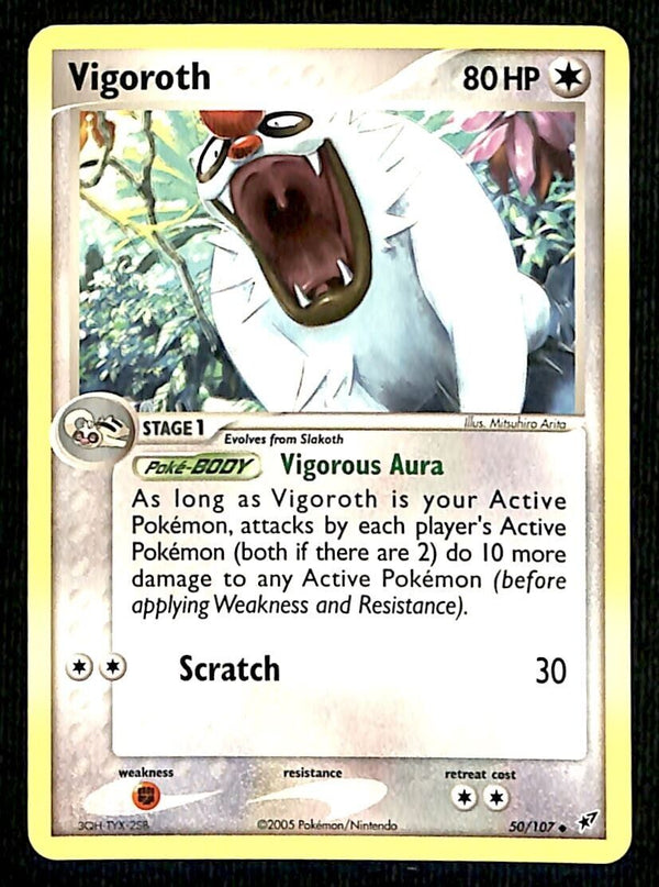 Vigoroth EX Deoxy NM, 50/107 Pokemon Card