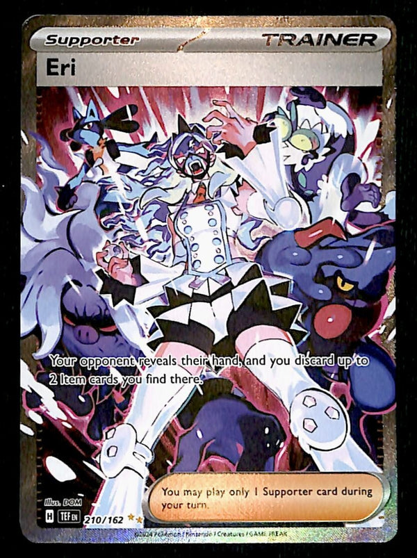 Eri Illustration Rare Temporal Forces 210/162, NM Pokemon Card