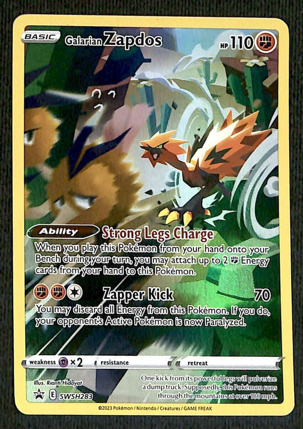 Zapdos Promo SWSH283, NM Pokemon Card