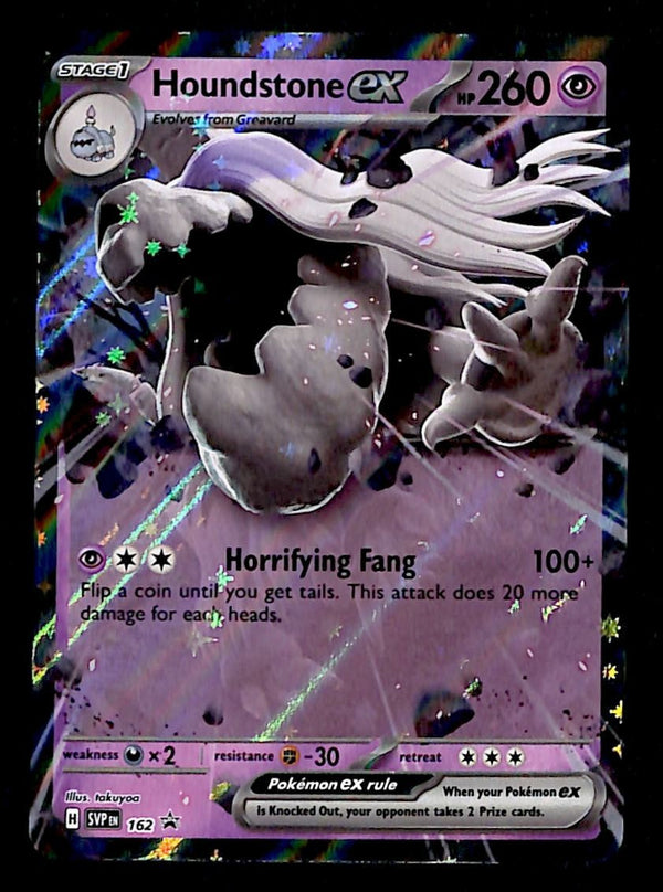 Houndstone Ex Black Star Promo SVP 162, NM Pokemon Card