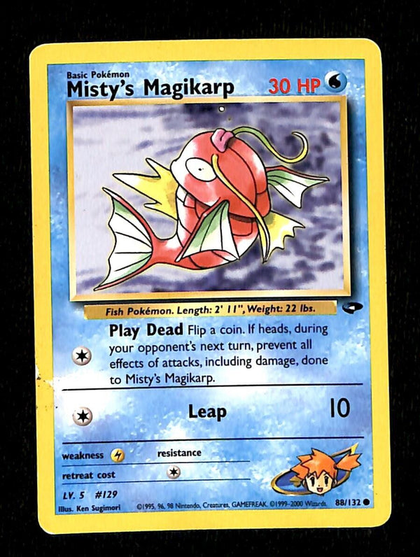 Mistys Magikarp Gym Challenge VG, 88/132 Pokemon Card