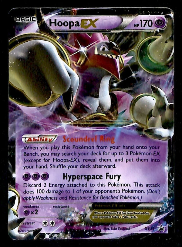 Hoopa EX Black Star Promo XY71, VG Pokemon Card